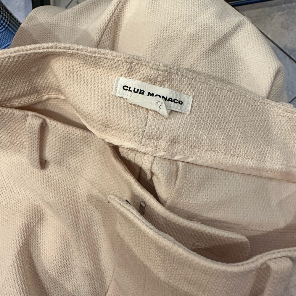 Club Monaco Cream/Rose Pants